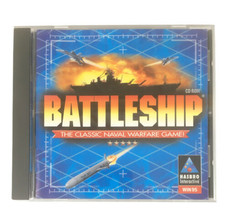 Battleship Classic Game PC CD-ROM Windows 95 Hasbro Interactive 1997 W/Manual - £3.50 GBP