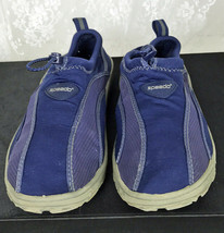 Speedo Men's Water Shoes Size S Blue Toggle on Top for Better Fit   - $20.67