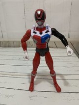 vintage POWER RANGERS SPD 12&quot; Electronic Battlized Red Ranger Bandai 2002 toy - £11.96 GBP