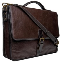 Hidesign Harrison Buffalo Leather Laptop Briefcase - £236.06 GBP