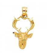 14K Yellow Gold Buck Pendant - £148.62 GBP