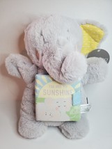 Demdaco Elephant Puppet Plush Soft Storytime Book You Are My Sunshine Baby Gift - £13.97 GBP