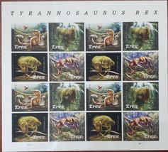 Tyrannosaurus Rex - 2019 USPS 16 Forever Stamps Sheet - $19.95