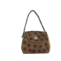 Mini Brown Spotted Tabletop Purse Decoration Paperweight 3.25”x 1.5” x 2.5” - £8.72 GBP