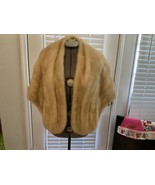 Vintage Fur Bolero Mink Taylor Dumas Beige Miami Beach Florida - £159.39 GBP