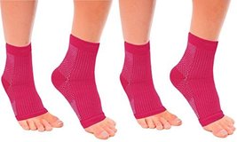 MojaSports Ankle Compression Sleeves Plantar Fasciitis Foot Socks Arch S... - $14.80