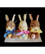 Ashland Brand ~  Easter Bunnies ~ Decor Figurines - Set of 3 - $12.86