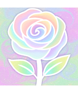 Digital Wall Art - Title: A Dreamy Pastel Rose - $4.49
