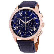 Bulova Men&#39;s Wilton Blue Dial Watch - 97B170 - £256.84 GBP