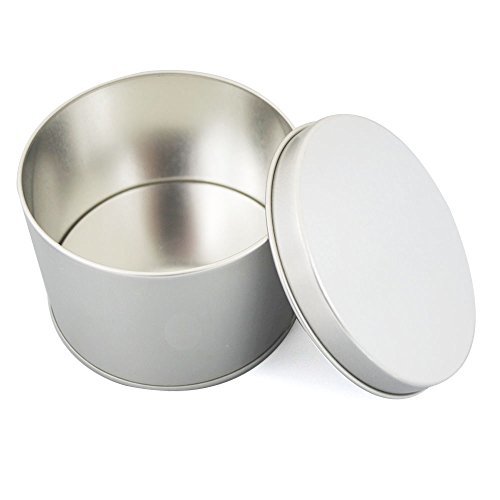 Health Enterprises Bluemoona 5 PCS - Tinplate Iron Tin Round Storage Case Contai