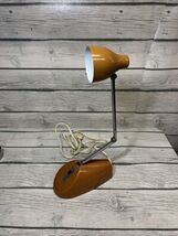 Vintage Mid-Century Task Desk Lamp Model HC-18 Orange/brown Hamilton - W... - $28.71