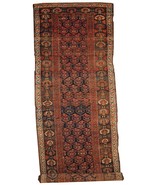 Alfombra antiguo Oriental hecho a mano 100cm x 356cm 1900s - 1B431 - $7,839.06 CAD