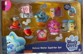 Blue&#39;s Clues and You! Deluxe Water Squirter Bath Pool Tub Set 8-Pieces New - £15.75 GBP