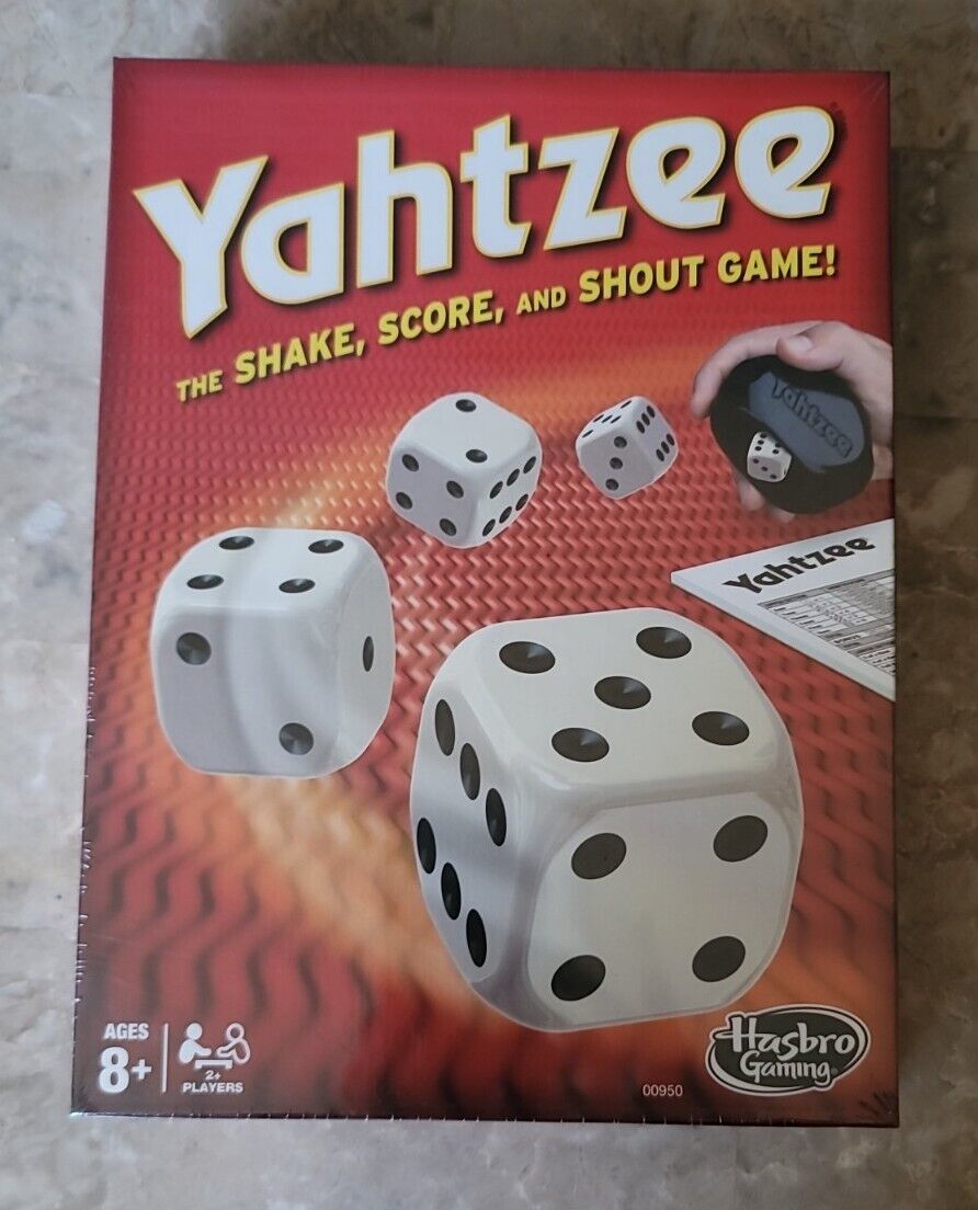 Primary image for Yahtzee Classic Hasbro Dice Board Game BRAND NEW SEALED BOX
