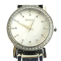 DKNY Women&#39;s Watch Mother of Pearl Dial Crystal Accents Stainless Steel NY-4791 - £12.47 GBP