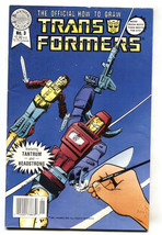 Official How To Draw Transformers #3 1987 Blackthorne comic book - $105.24