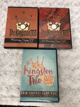 The Kingston Trio Fantasy Camp 3 DVDs 2014 (open) 2015 &amp; 2016 (sealed) - £11.85 GBP