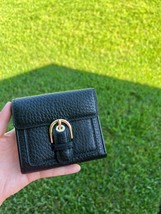 Michael Kors Cooper Leather Carryall Card Holder Wallet Black - £60.39 GBP