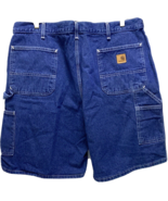 Carhartt Jeans Carpenter Shorts Utility Workwear Mens Size 40 Denim B28 DST - £23.40 GBP