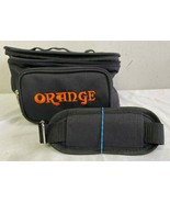 Black Bag with Shoulder Strap with Embroidered Orange  - £13.82 GBP