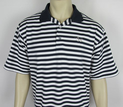 Footjoy ProDry Pique Golf shirt Polo short sleeve athletic Striped Mens Size M - $17.77
