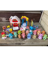 Care Bears Cheer Bear&#39;s Care-a-lot House Playset &amp; 14 Bears Lot - £78.85 GBP