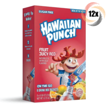 12x Packs Hawaiian Punch Juicy Fruit Red Drink Mix | 8 Singles Each | .75oz - £24.13 GBP