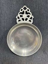 Vintage Handled Stede Pewter Porringer Bowl Plate Dish 6” Diameter - £7.49 GBP