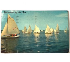 ✉️ 1968 POSTCARD ~ Greater Wildwood Yacht Club by The Sea ⛵ Wildwood Cre... - £1.94 GBP