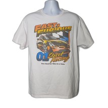 FAST &amp; FURIOUS 01 One Quarter Mile At A Time. White T Shirt Size Large - £15.64 GBP