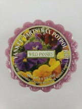 Yankee Candle Wild Pansies Tart Wax Potpourri Vintage Rare Retired HTF - £13.39 GBP