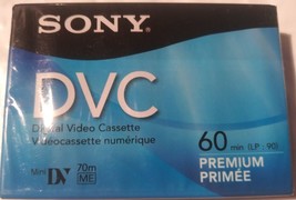 Sony DVC Mini-DV 60 Premium Blank Tape - Sealed. - £3.94 GBP