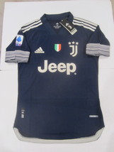 Cristiano Ronaldo Juventus Serie A Match Slim Blue Away Soccer Jersey 20... - $100.00