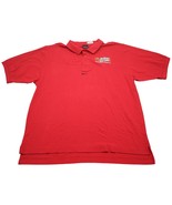 UL Ragin Cajuns Basketball Shirt Mens XL Red Nike Polo Center Check Golf - £15.76 GBP