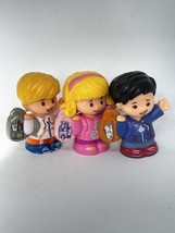 Fisher Price 2016 Little People School Kids Figures Mixed Lot of 3 Caree... - $10.45