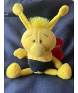 Russ Rare Yellow Black Bumble Bee I Love My Honey Plush Toy Gift Topper ... - £14.15 GBP
