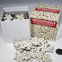 Impossipuzzle Scramble Jigsaw Puzzle 100 Pieces Scrabble Letter Tiles Fu... - $7.95