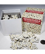 Impossipuzzle Scramble Jigsaw Puzzle 100 Pieces Scrabble Letter Tiles Fu... - £6.35 GBP