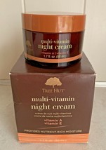 Tree Hut Multi Vitamin Night Cream Vitamin Nutrient Rich Moisture 1.7 Oz New - £11.11 GBP