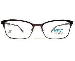 Next Issue AN 175 COL 80  Eyeglasses Frames Brown Square Cat Eye 51-16-135 - £21.81 GBP