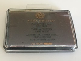 Anna Griffin Crimson Pigment Ink Pad Acid Free Stamping All Night Media ... - £3.94 GBP