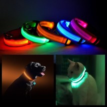 Color: ORANGE,Size: X-LARGE - LED PET Safety Halo Style Collar - $19.56