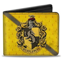 Harry Potter Hufflepuff Bifold Wallet Yellow - $23.98