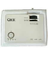 QKK LED Mini Projector Model PJ0431 Full HD 1080P NEW - $54.99