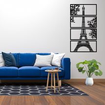 India at your Doorstep Handcrafted EIFFEL TOWER Wall Art - Ideal Wall Decor for  - £45.36 GBP