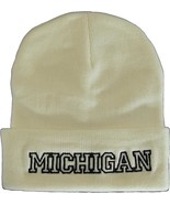 Michigan Cuffed Winter Knit Beanie Toboggan Hat (White/Black) - €12,84 EUR Michigan Cuffed Winter Knit Beanie Toboggan Hat (White/Black) - €12,84 EUR