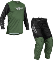 New Fly Racing F-16 Olive Green / Black Dirt Bike Adult MX Moto Motocross Gear - £94.01 GBP