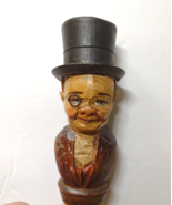 ANRI Mr Micawber Charles Dickens Bottle Stopper Italy Cork Vintage Wood ... - £315.30 GBP