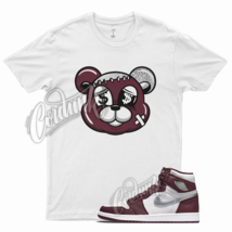 White STITCH Shirt for Air J1 1 High OG Bordeaux Metallic Silver 6 Beetroot - £20.49 GBP+