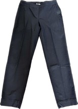 Coldwater Creek Women Petite Pants Size 6 Black PullOn AnyWearShapeMe® Flat Fron - £7.04 GBP